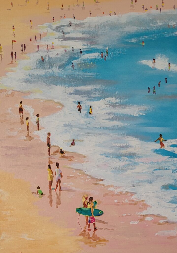 beach painting