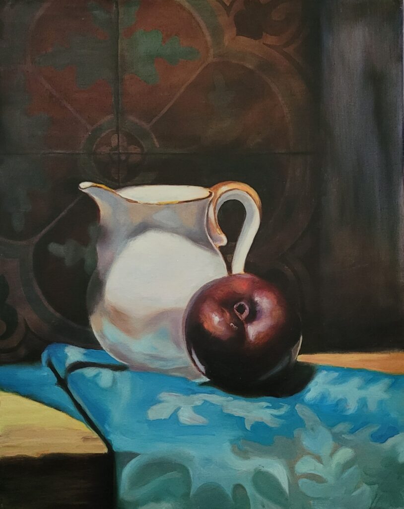 milk jug painting