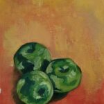Green Apples Oil Painting